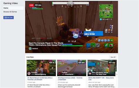 Facebook Takes On Twitch With Game Streaming Hub Fbgg Slashgear