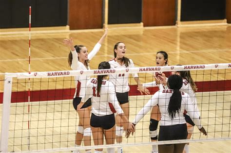 Womens Volleyball Takes Down Yale In Upset Performance Sports The