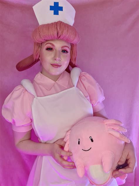 nurse joy cosplay r pokemon