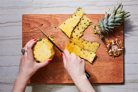 How To Cut A Pineapple Step By Step Epicurious