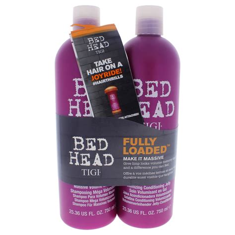Bed Head Fully Loaded Duo By Tigi For Unisex X Oz Shampoo And