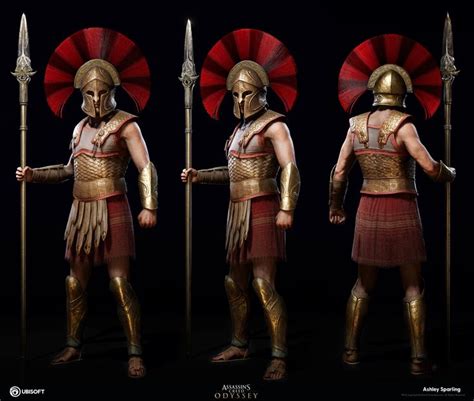 Artstation Spartan Commander Assassin S Creed Odyssey Ashley