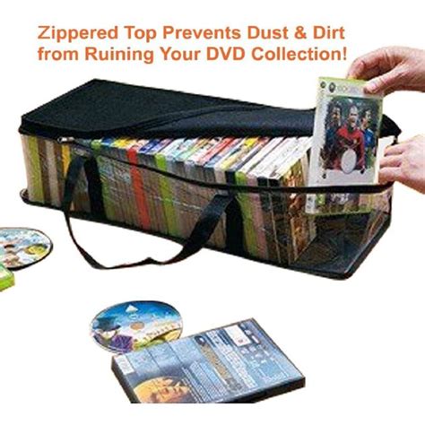 Zuitcase Handy Portable Dvd Storage Bags Best 2 Pack Dvd Media