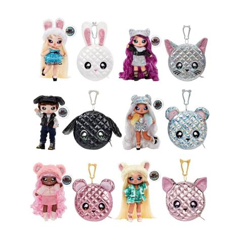 na na na surprise 2 in 1 pom doll glam series 1 metallic assorted toys4me