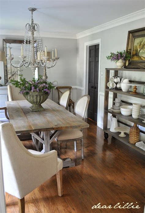 Shop our extraordinary online selection of rustic wood dining tables. Dear Lillie: Our Updated Dining Room with a New Farmhouse ...