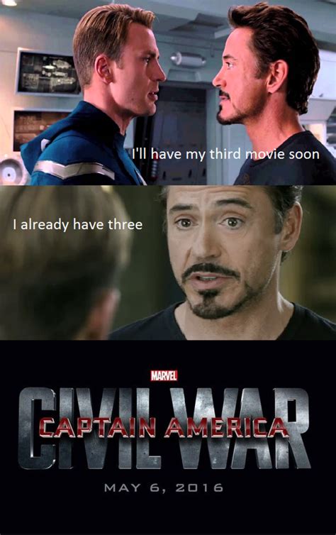 Captain America Civil War Memes Wonder Why Iron Man And Cap Go To War