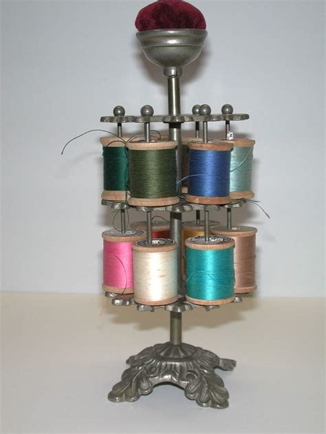 17 Best Images About Sewing Antique Thread Spool Holder On