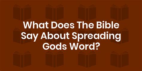 56 Bible Quotes About Spreading The Word Of God Schlagendesherz