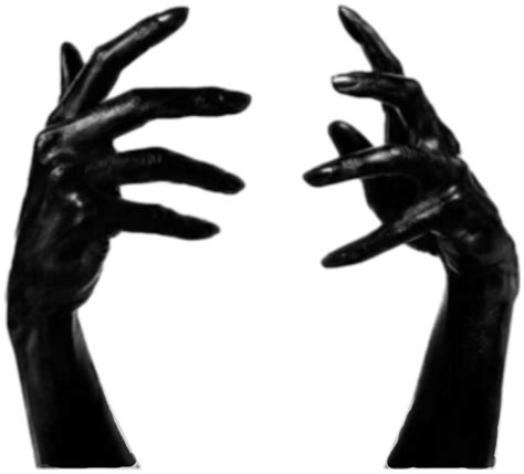 Horror Hands Black Dark Freetoedit Sticker By Valerierose89