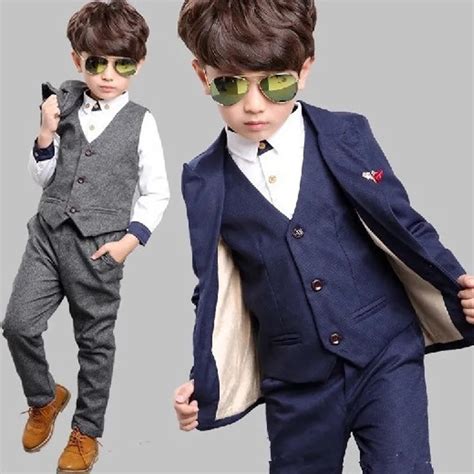 Childrens Suits Spring And Autumn Winter Childrens Wear Solid Color