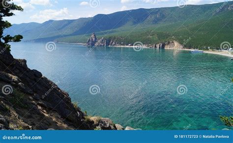 Beautiful Rocky Shores Of Lake Baikal Lake Baikal Is A Rift Lake