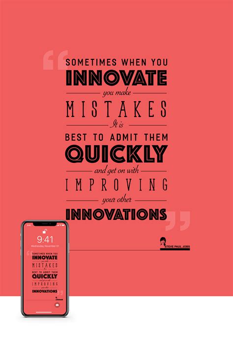 Iphone X Wallpaper Free Steve Jobs Quotes On Behance