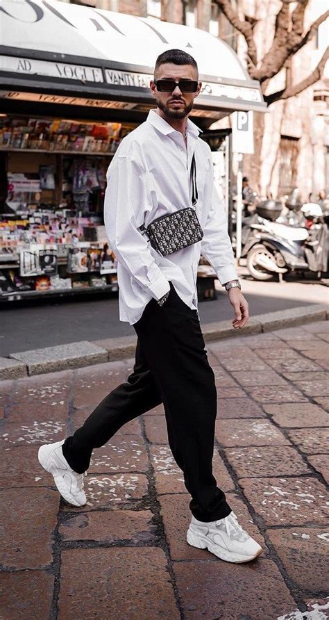 10 Ways To Rock The Monochrome Outfit Look Men Fashion Casual Outfits