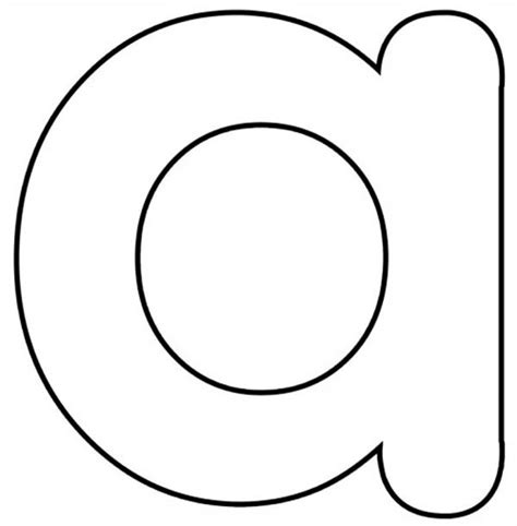 Small Letter A Coloring Page Best Place To Color
