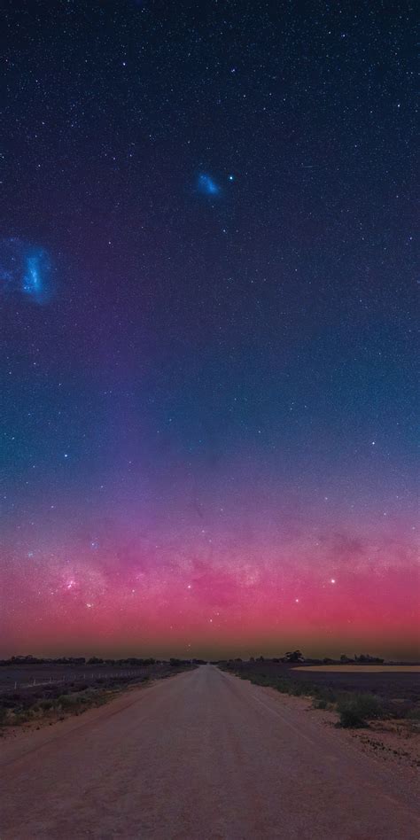1080x2160 Milkyway And Magellanic Clouds One Plus 5thonor 7xhonor