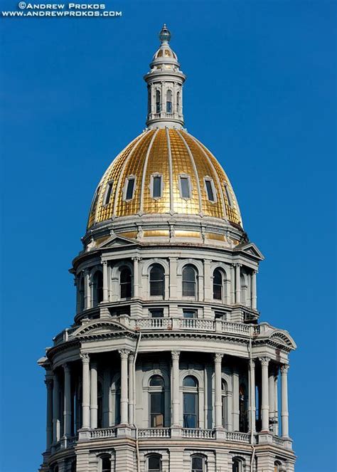 Colorado State Capitol Dome Framed Photograph By Andrew Prokos