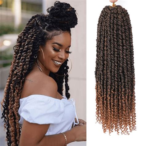 Buy Passion Twist Hair 8 Packs 18 Inch Passion Twist Crochet Hair For