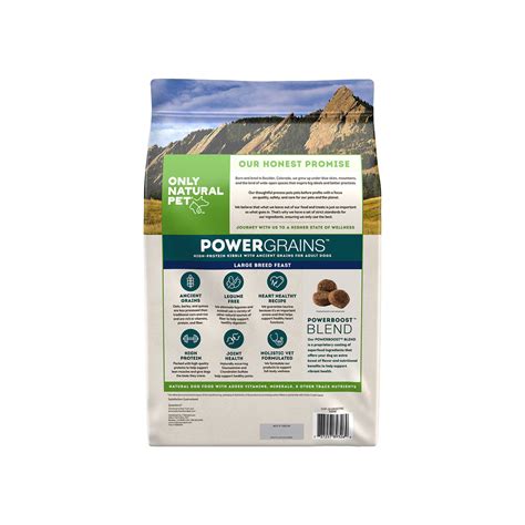 Only Natural Pet Powergrains Large Breed Feast Ancient Grains Dog Food