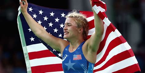 Helen Maroulis Wins Usas First Gold In Womens Wrestling Rio