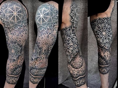 Healed Mandala Sleeve By John Sultana At Saved Tattoo In