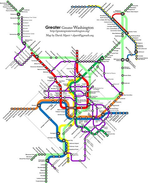 Greater Washington Transit Future A Multimodal Fantasy