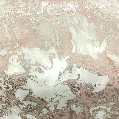 Debona Wallpaper Liquid Marble Rose Goldblush 6356