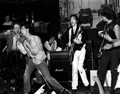 joe strummer jimmy pursey of sham 69 mick jones and steve jones of sex pistols jam to ‘white