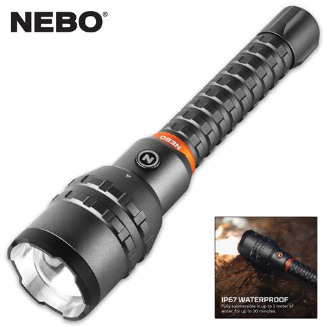 Nebo Rechargeable 12k Flashlight With Power Bank