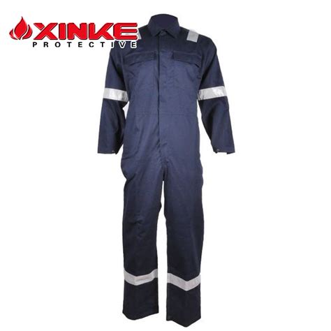 Fire Retardant Coverall Xinke Nfpa2112 100 Cotton Clothing Welding