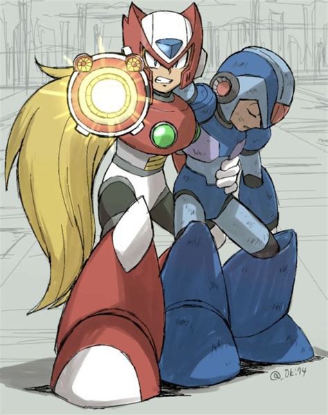 Zero And Megaman X Mega Man Art Mega Man Maverick Hunter