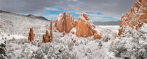 Garden Of The Gods Snow Storm Lucky Blue Lewis Carlyle Photography