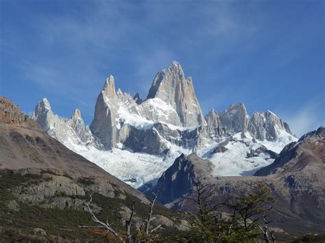 First Viewpoint Of Mount Fitz Roy In The Glaciers Nacional Park In