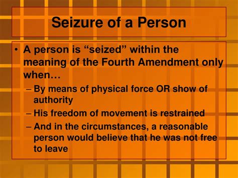Ppt Fourth Amendment Search And Seizure Powerpoint Presentation