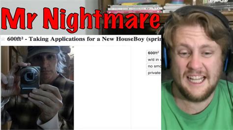 Mr Nightmare 13 Of The Creepiest Craigslist Ads Reaction YouTube