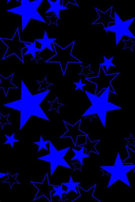 Blue Stars Wallpaper Blue Star Wallpaper Star Wallpaper Neon Wallpaper