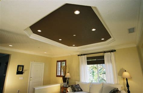 Octagon Coffer Ceiling Traditional Living Room Orange County By