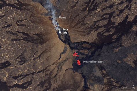 Gateway To Hell Volcano Caught Spewing Lava In Satellite Image