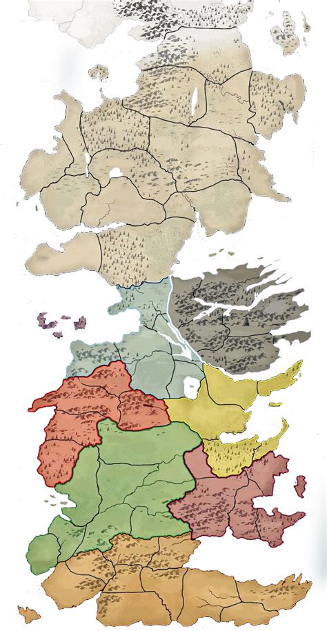 Westeros Physical Map In English By A Lack Of Rainbows On Deviantart Images