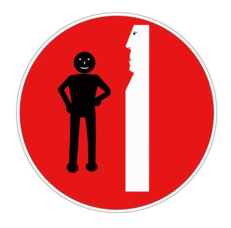 Stick Figure Road Sign Traffic · Free Image On Pixabay