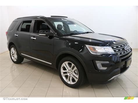2017 Shadow Black Ford Explorer Limited 4wd 122901553