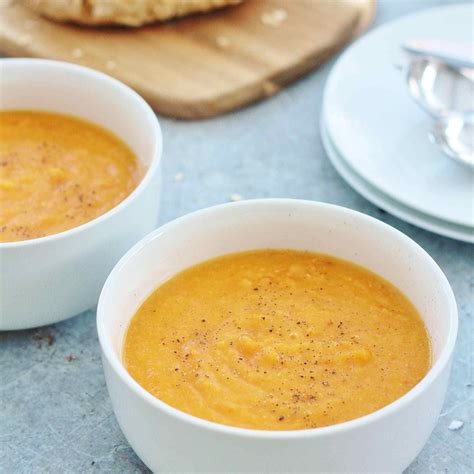 Sweet Potato And Red Lentil Soup Slimming World Soup Recipes Vegan