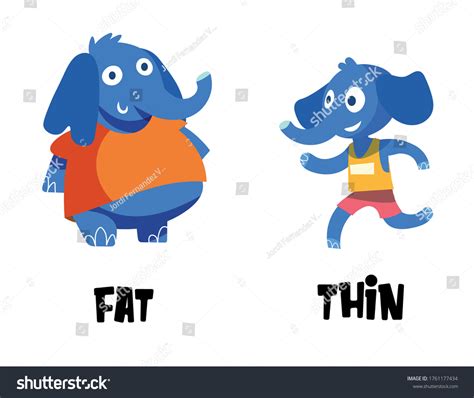 892 Fat Thin Animal Stock Vectors Images And Vector Art Shutterstock