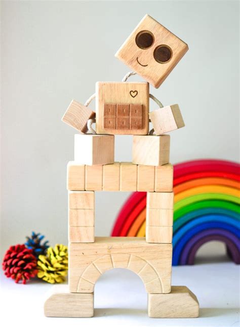 Diy Wood Robot Toy