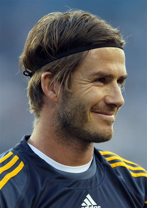 David Beckham In Los Angeles Galaxy V New England