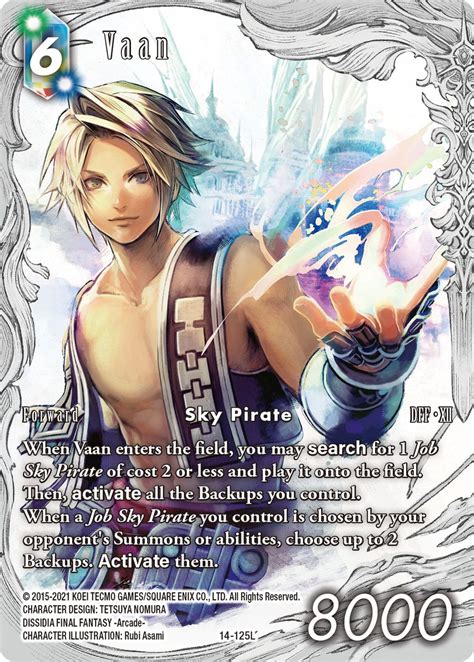 This Weeks Final Fantasy Tcg Opus Xiv Crystal Abyss Card Of The Week
