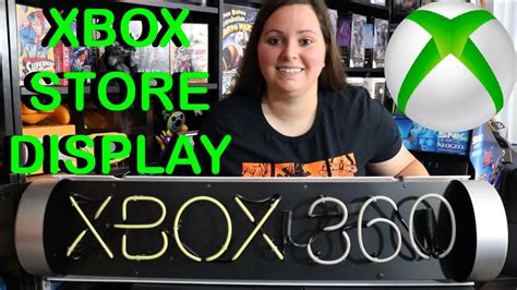 Xbox 360 Neon Sign Xbox Store Display Rare Video Game Display