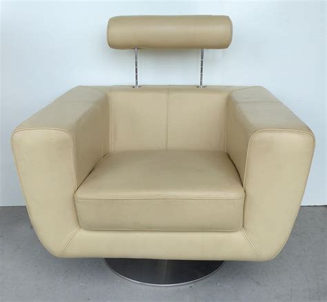 Buy cabot club chair by gus* modern looking for special discount cabot club chair by gus* modern looking for discount?, if you looking for special discount pair a white sofa with a patterned arm chair or fill a small family room with two chairs. Modern Beige Leather Swivel Club Chair | Modernism