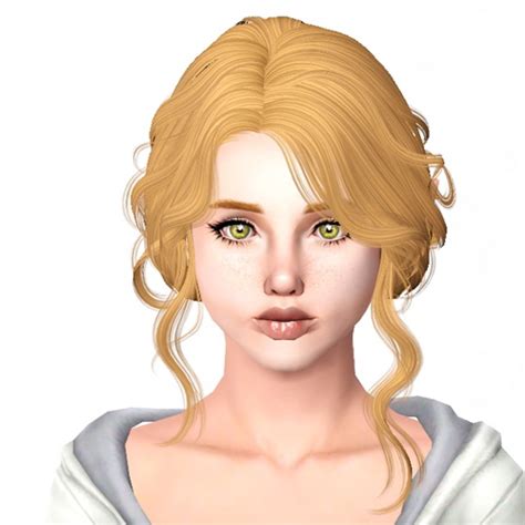 Newsea`s Sweet Slumber Hairstyle Retextured By Sjoko For Sims 3 Sims 3