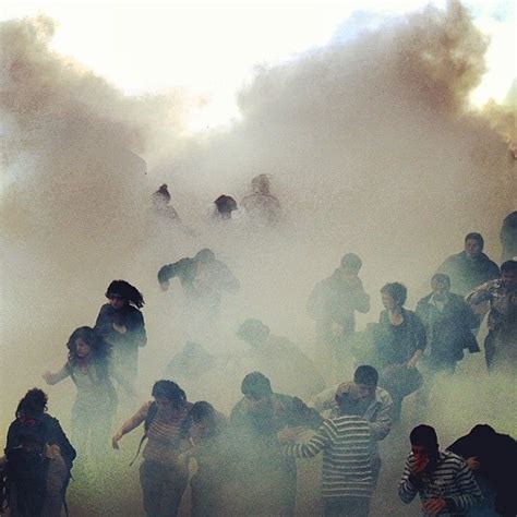 Instagram Photo Of Tear Gas And Water Cannons Used On Protestors In