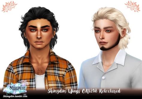 Wings On1208 Hair Retexture At Shimydim Sims The Sims 4 Catalog